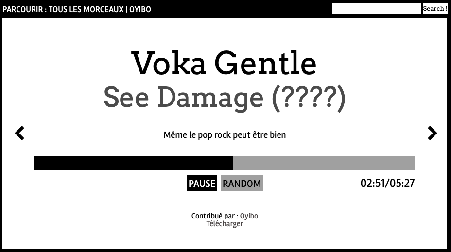 Screenshot de Musique Approximative